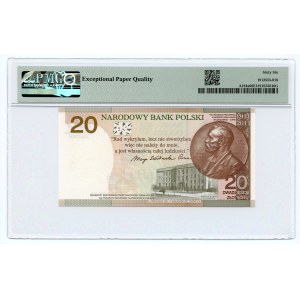 20 złotych 2011 - Maria Skłodowska Curie - PMG 66 EPQ