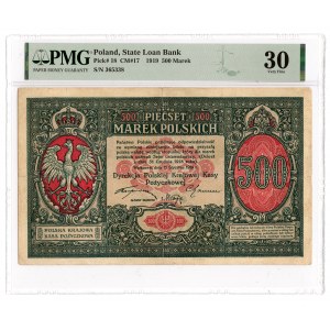 500 Polish marks 1919 - PMG 30