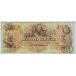 USA 50 DOLLARS - Canal Bank 1850 - PMG 63