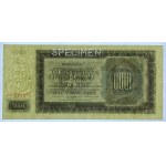 Czech Republic and Moravia - 1,000 kroner 1942 SPECIMEN - PMG 67EPQ - MAX NOTA