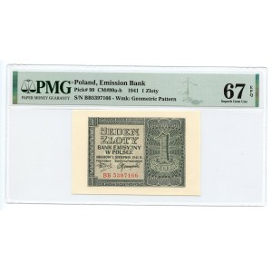 1 zlatá série 1941- BB - PMG 67 EPQ