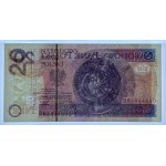 20 złotych 2016 - seria BM. Numer sąsiadujący z jednorodnym 4444440 - PMG 67 EPQ