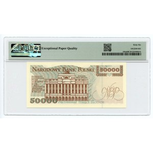 50.000 złotych 1993 - seria T - PMG 66 EPQ