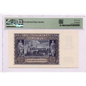 20 Zloty 1940 - Serie L - PMG 67 EPQ