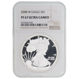 USA 1 dolar 2008 - NGC PF 67 ULTRA CAMEO