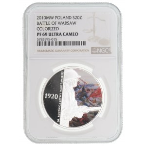 20 PLN 2010 - 90. výročí bitvy u Varšavy - NGC PF 69 ULTRA CAMEO