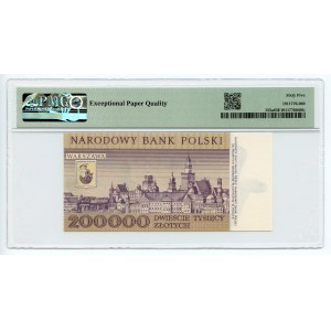 200,000 zloty 1989 - series L - PMG 65 EPQ