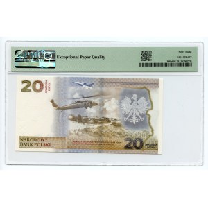 20 złotych 2022 - Ochrona Polskiej Granicy Wschodniej - PMG 68 EPQ