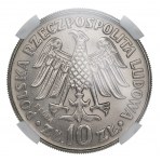 10 zlatých 1964 Kazimír Veľký - vzorka NICHOLS - NGC MS 63