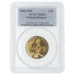 2 złote 2000 Dudek - PCGS MS65