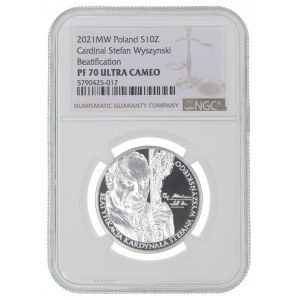 10 złotych 2021 - Beatyfikacja kard. Wyszyńskiego - NGC PF 70 ULTRA CAMEO