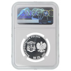 10 złotych 2021 - Beatyfikacja kard. Wyszyńskiego - NGC PF 70 ULTRA CAMEO