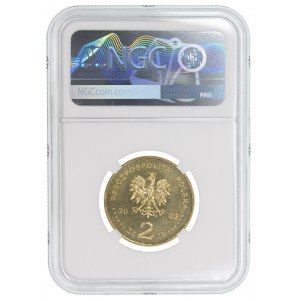 2 Gold 2002 Augustus II. der Starke - NGC MS 66