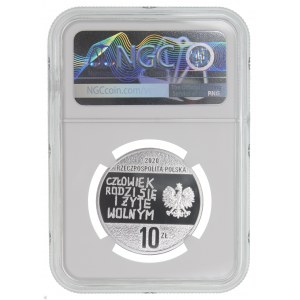 10 zl 2020 - 40. výročí odborového svazu Solidarita - NGC PF 70 ULTRA CAMEO