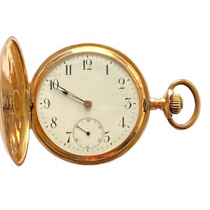Złoty zegarek 585, waga całości 68,26 gram