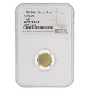 1 penny 1990 - NGC MINT ERROR