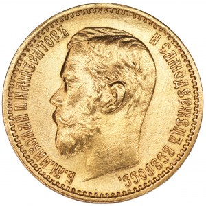 Rosja - Mikołaj II - 5 Rubli - 1898 - (АГ)