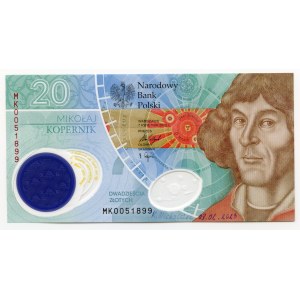 20 złotych 2023 Mikołaj Kopernik z autografem projektanta K.Michalczuk 09.02.2023