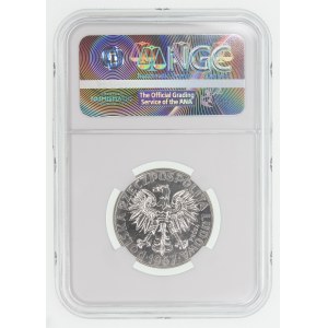 10 złotych 1967, Maria Skłodowska-Curie, PRÓBA, nikiel - NGC MS 65