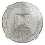 200 złotych 1974 XXX Lat PRL - NGC MS62