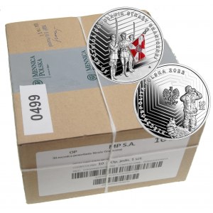 10 gold 2022 - 30th anniversary of the establishment of the Border Guard - BANK CARDBOARD of 10 coins