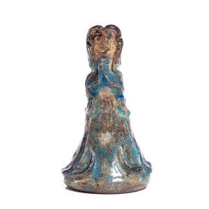 Henryk ROKITA (1930 - 2020) ?, Figurka Maria, ludowa ceramika z Rędocina
