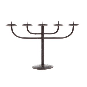 Five-arm candle holder