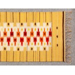Kilim skid with geometric motif