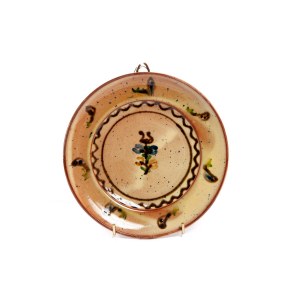 Dekoratívny tanier, družstvo Kašubská keramika v Kartuziach