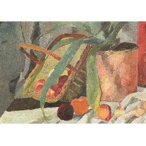 Krystyna Pniakowska (1936-2016), Still life with fruit, 1960s.