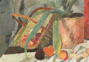 Krystyna Pniakowska (1936-2016), Martwa natura z owocami, l. 60. XX w.
