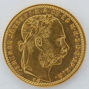 8 Zlatník 1883 KB, nep. rys., Au,