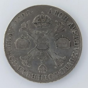 1 Tolar 1795 M, křížový, 29.4g, 40.5mm, hranky, Ag,