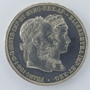2 Zlatník 1879 stříbrná svatba, sbírková, nep. rys., dr. hry, Ag,