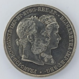 2 Zlatník 1879 stříbrná svatba, Ag,