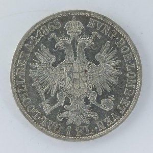 1 Zlatník 1863 A, nep. rys., Ag,
