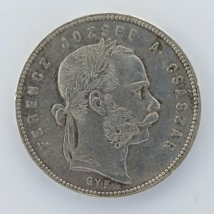 1 Zlatník 1869 GYF, Ag,