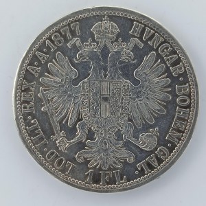 1 Zlatník 1877 bz, Ag,