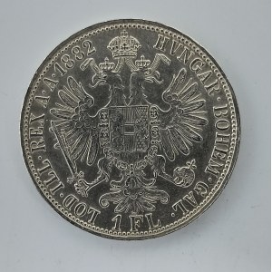 1 Zlatník 1882 bz, Ag,