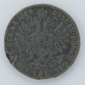1 Zlatník 1884 bz, dobová kopie, Sn-Pb,