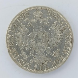1 Zlatník 1887 bz, Ag,