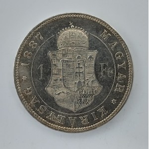 1 Zlatník 1887 KB, Ag,