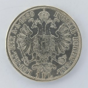 1 Zlatník 1889 bz, Ag,