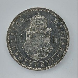 1 Zlatník 1889 KB, nep. rys., Ag,