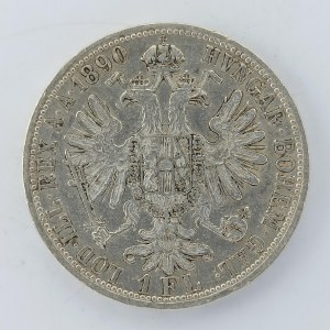 1 Zlatník 1890 bz, Ag,