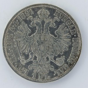 1 Zlatník 1891 bz, Ag,