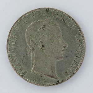 1/4 Zlatník 1858 A, Ag,