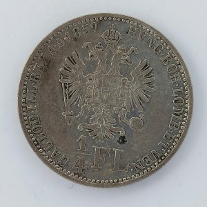 1/4 Zlatník 1859 A, Ag,