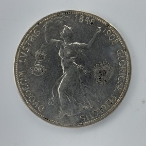 5 Koruna 1908 jubilejní, Ag,