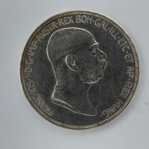 5 Koruna 1908 jubilejní, Ag,